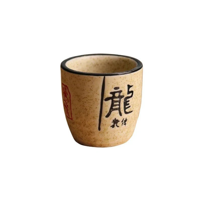 Taza de te Cerámica Retro de 50 ml estilo Japones